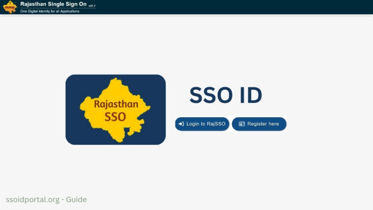 SSO ID Rajasthan – Login – Registration